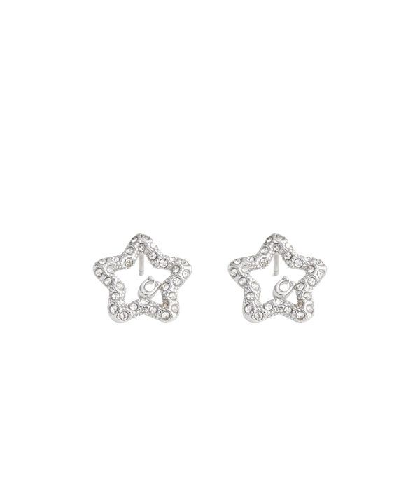 Signature Pav Star Stud Earrings