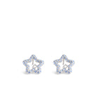 37493614RHO-Signature Pavé Star Stud Earrings-Light Blue