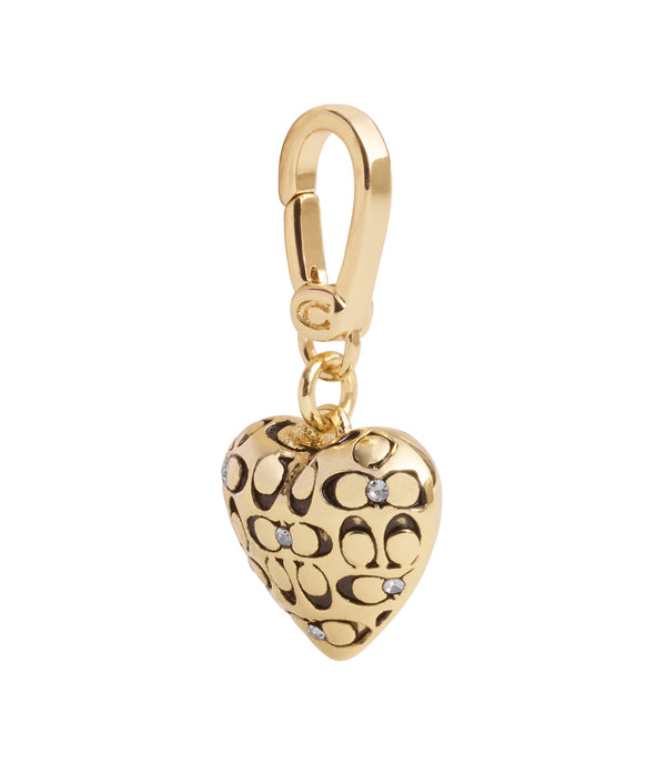 Collectible Signature Quilted Heart Jewelry Charm