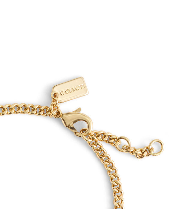 Signature Carabiner Heart Link Bracelet