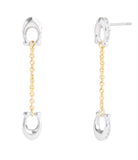 Signature Pavé C Linear Earrings