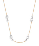 37506161TWO-Signature Pavé C Strand Necklace-Twotone