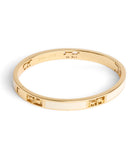 37506163GLD-Signature Horse & Carriage Cut Out Bangle Bracelet-Chalk