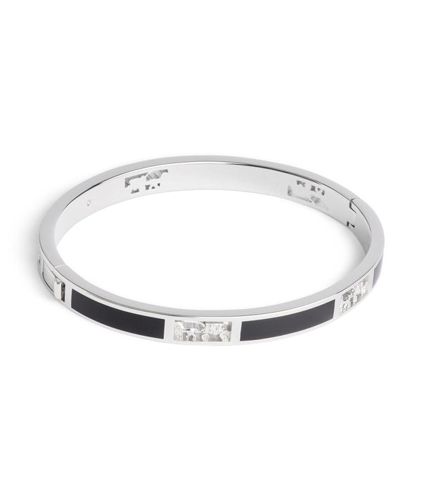 Signature Horse & Carriage Cut Out Bangle Bracelet