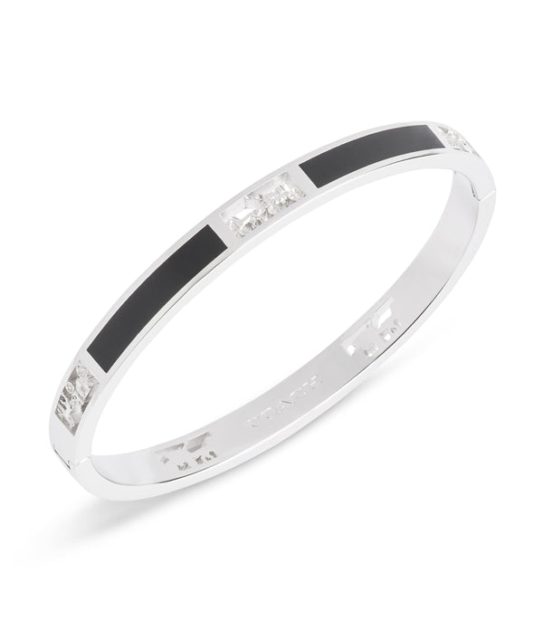 Signature Horse & Carriage Cut Out Bangle Bracelet