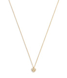 37506206GLD-Signature C Pavé Heart Pendant Necklace-Crystal