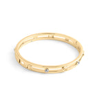 37506208GLD-Signature C Open Bangle Bracelet-Gold