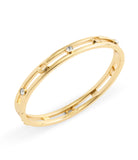 37506208GLD-Signature C Open Bangle Bracelet-Gold