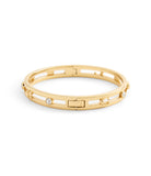 37506208GLD-Signature C Open Bangle Bracelet-Gold