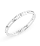 37506208RHO-Signature C Open Bangle Bracelet-Rhodium