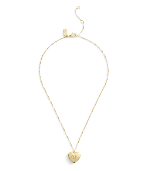 Necklace C Heart Short Pendant