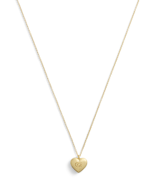 Necklace C Heart Short Pendant