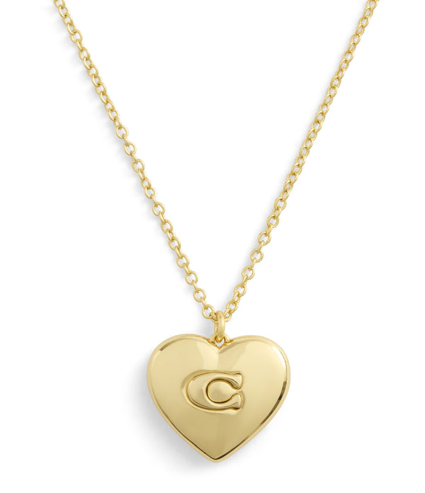 Necklace C Heart Short Pendant