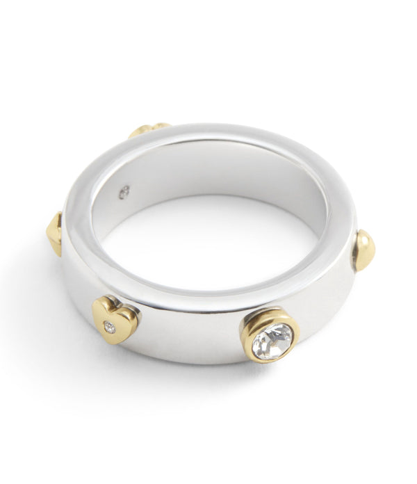 Ring Star Heart Tearose Band