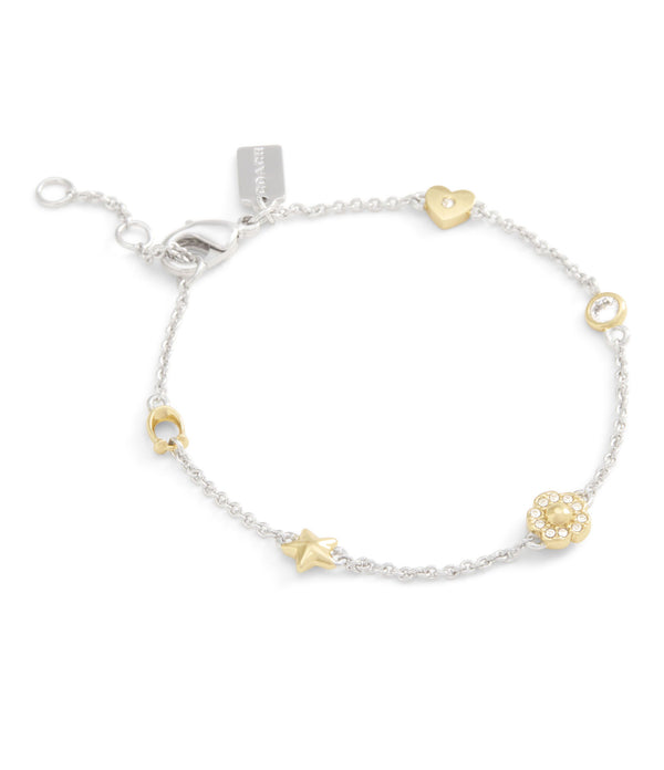 Bracelet Star Heart Tearose Flex