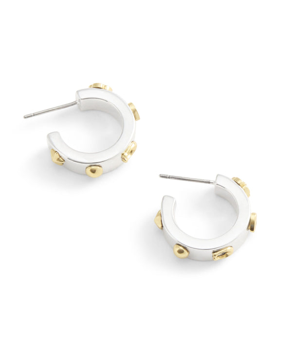 Earrings Star Heart Tearose Huggie