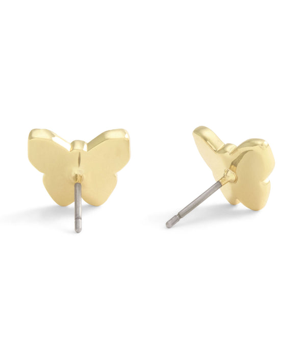 Earrings Enamel Butterfly Small Stud