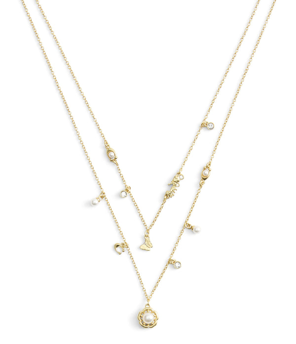 Necklace Tearose Pearl Multi Layer