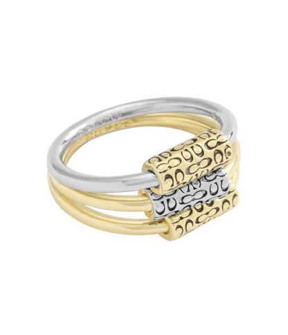 37517806TWO-Double Bill In Rodeo Print-Twotone- Rhod/Gld