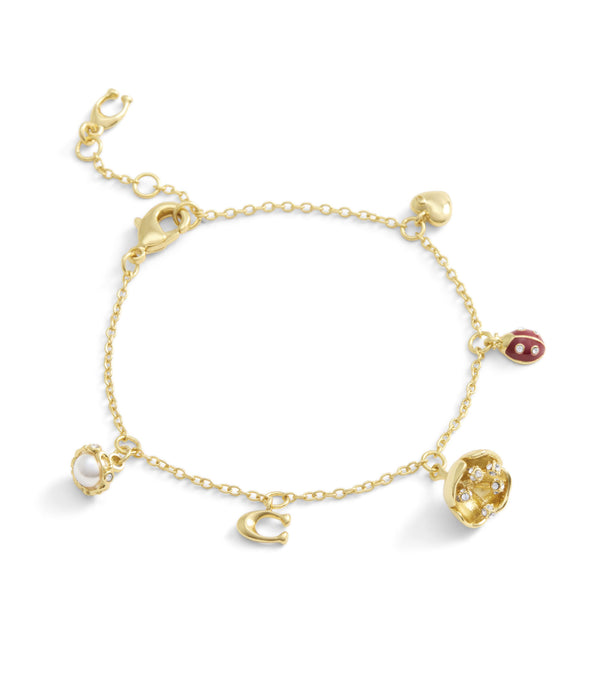 Bracelet Floral Mini Charm