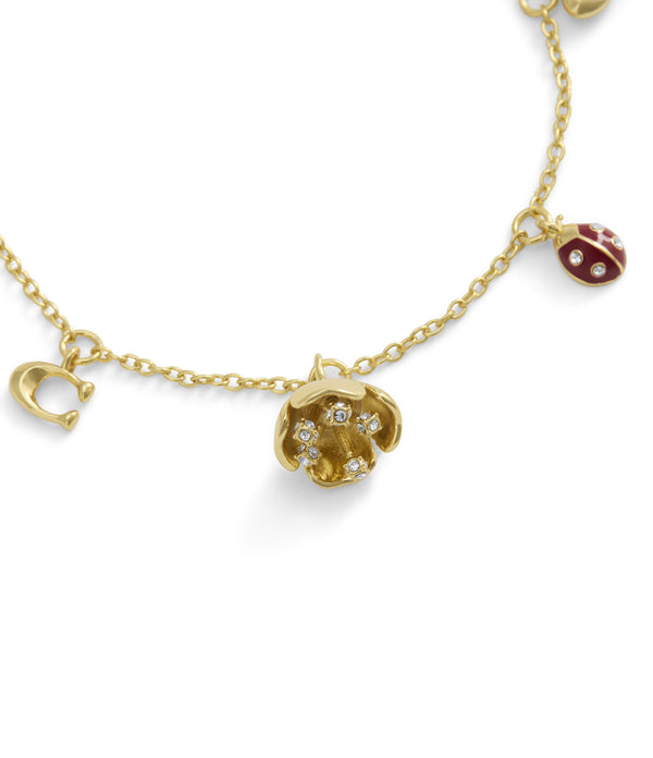 Bracelet Floral Mini Charm