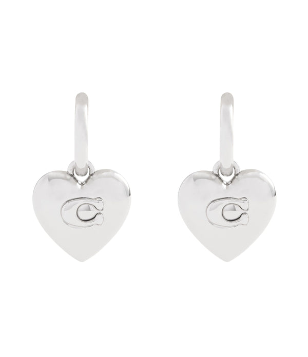 Earrings C Heart Drop