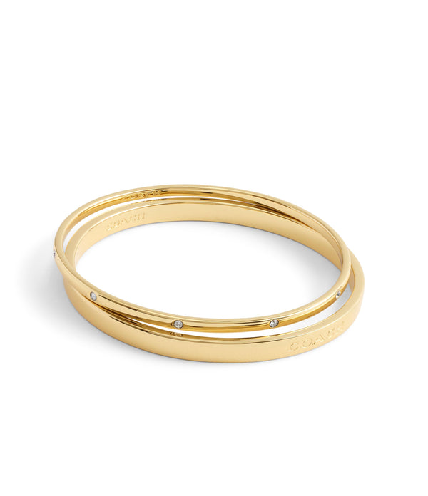Bracelet Logo Bangle Dbl Set Boxed