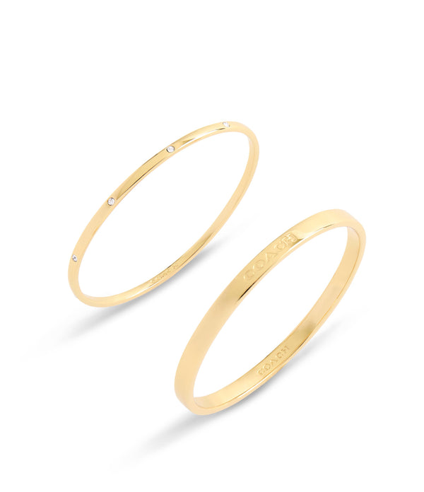 Bracelet Logo Bangle Dbl Set Boxed