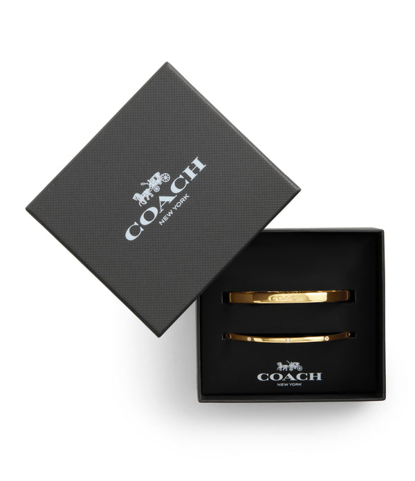 Bracelet Logo Bangle Dbl Set Boxed