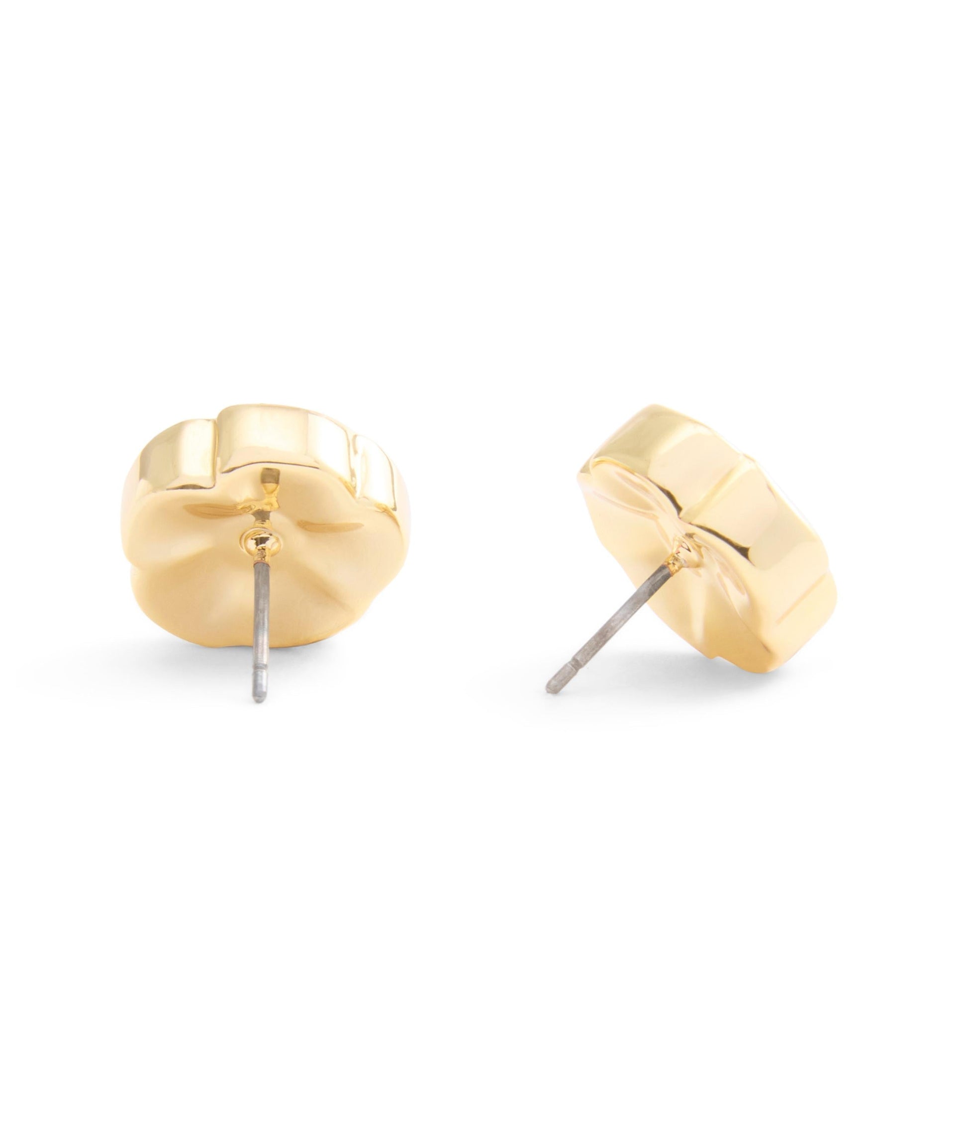37527562GLD-Signature Heritage Tea Rose Stud Earrings-Gold