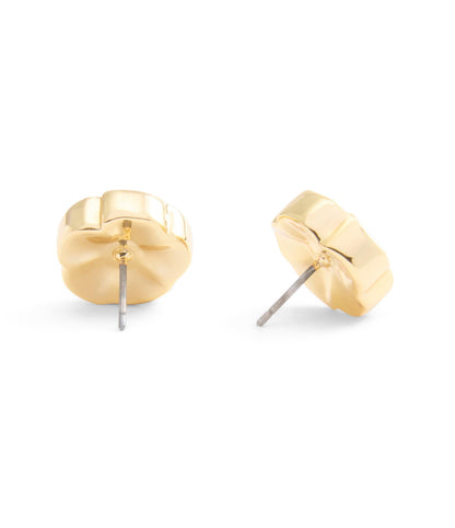 37527562GLD-Signature Heritage Tea Rose Stud Earrings-Gold