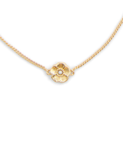 37527565GLD-Signature Tea Rose Slider Bracelet-Gold