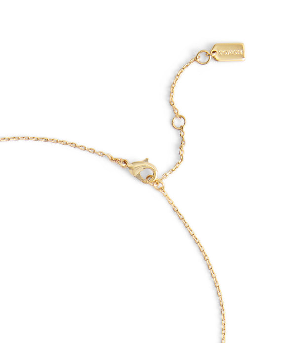 Signature Logo Enamel Cube Strand Necklace