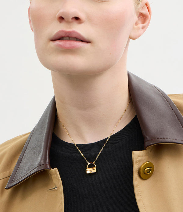 Signature Handbag Pendant Necklace