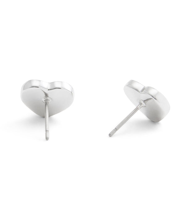 Signature Quilted Heart Bag Stud Earrings