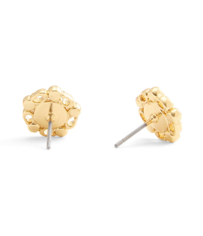 37527587GLD-Signature Heritage Pearl Stud Earrings-Pearl