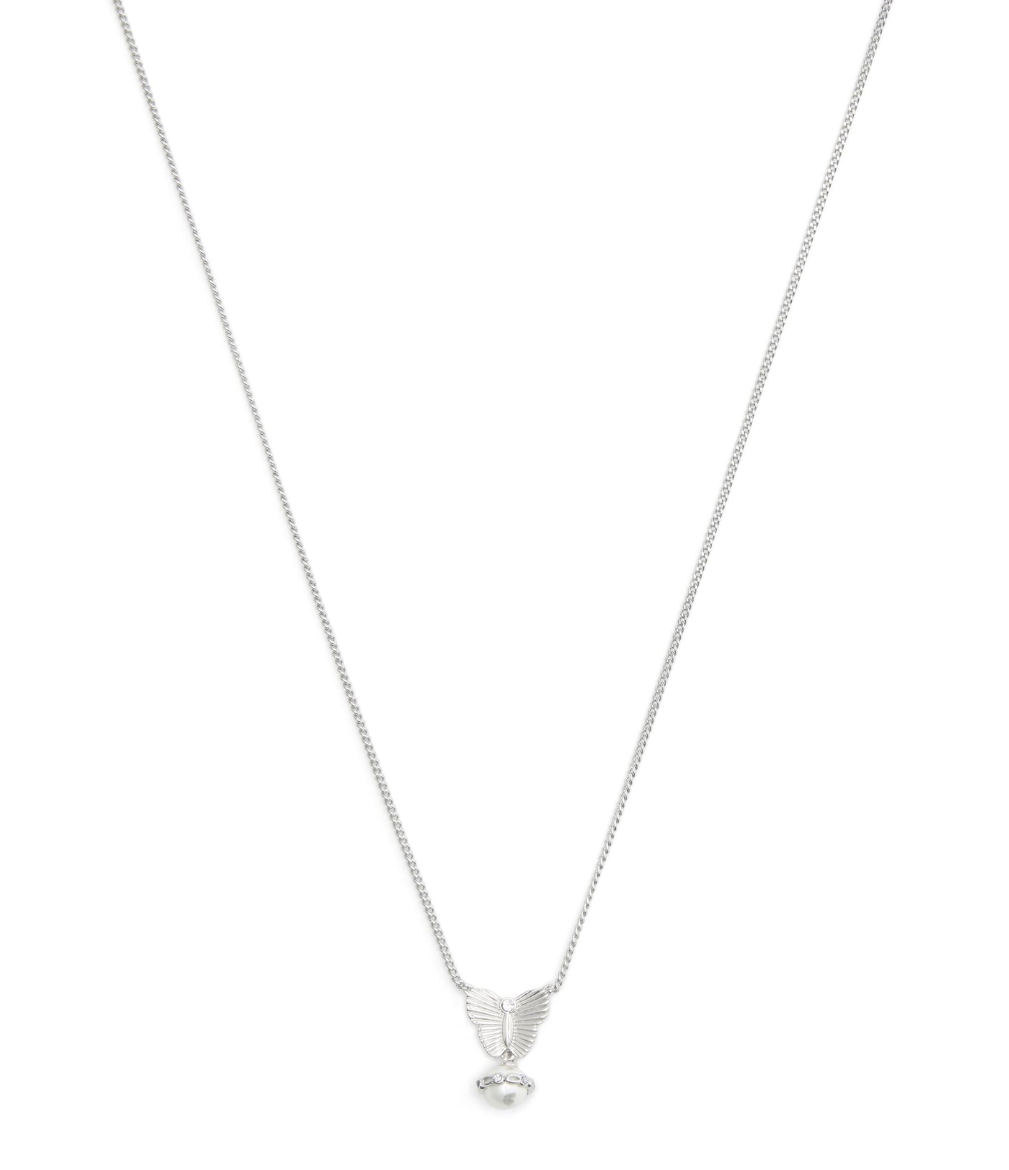 37527589RHO-Signature Heritage Butterfly Pearl Pendant Necklace-Pearl