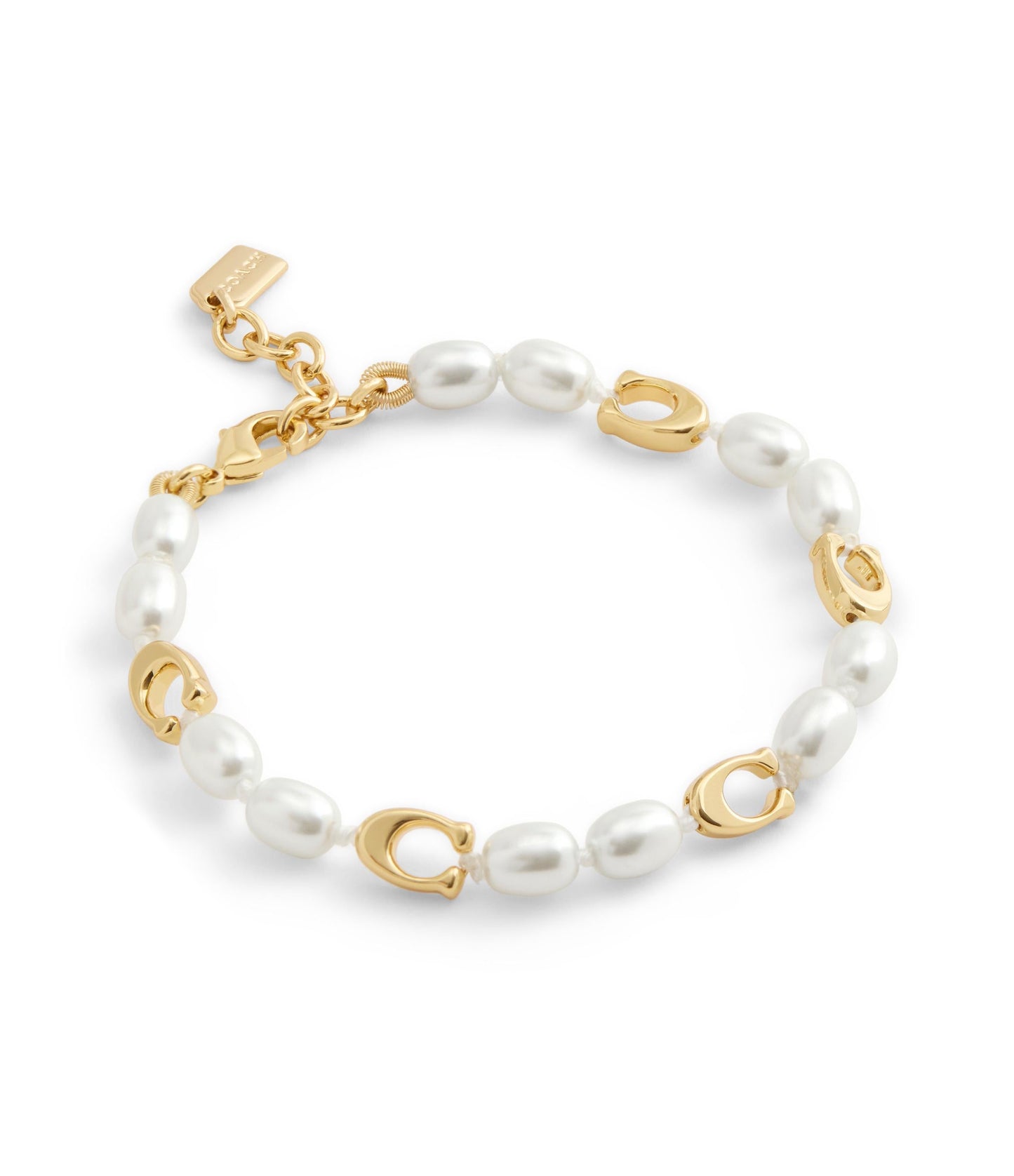 37527591GLD-Signature Heritage Pearl Strand Bracelet-Pearl