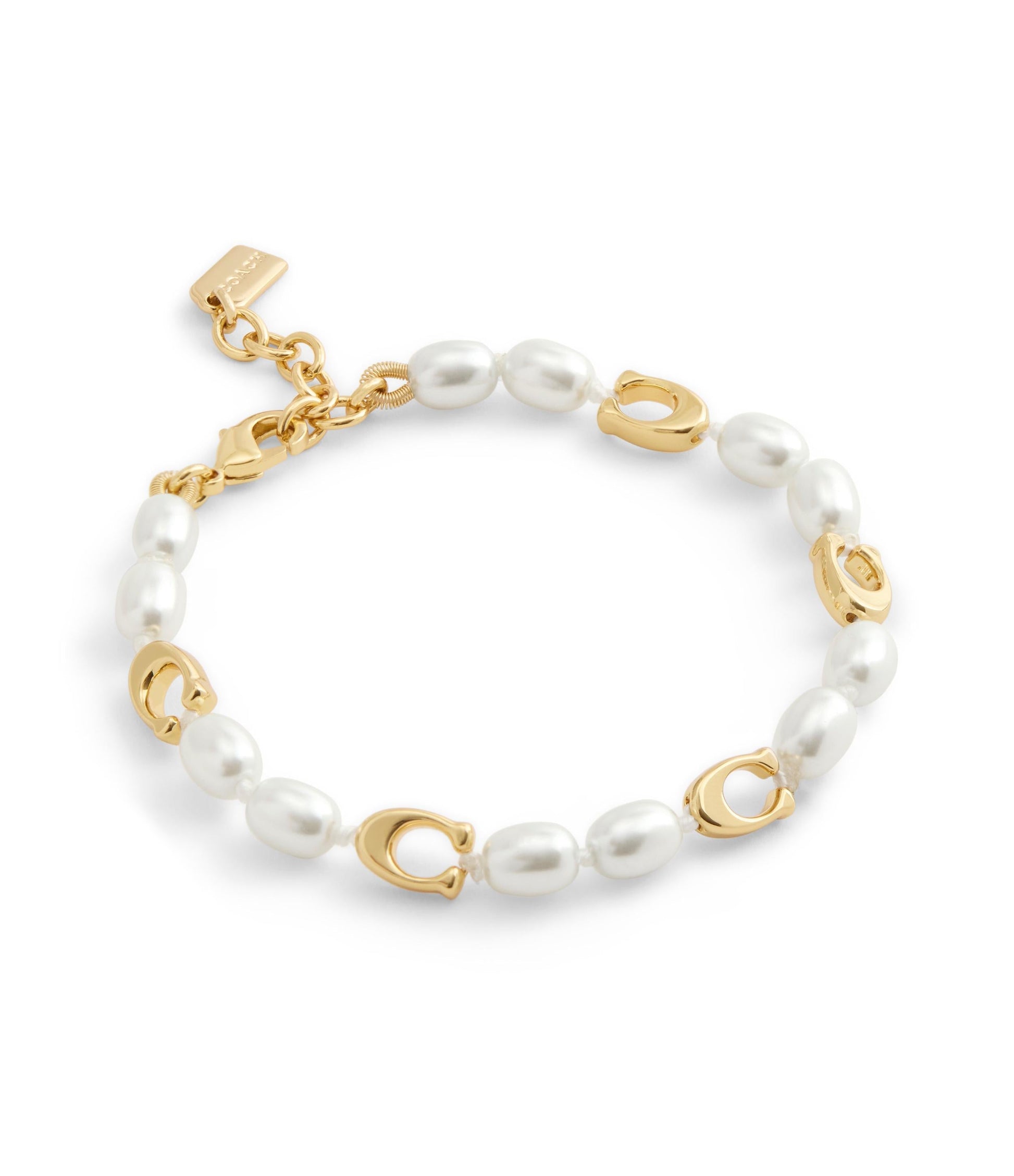 37527591GLD-Signature Heritage Pearl Strand Bracelet-Pearl