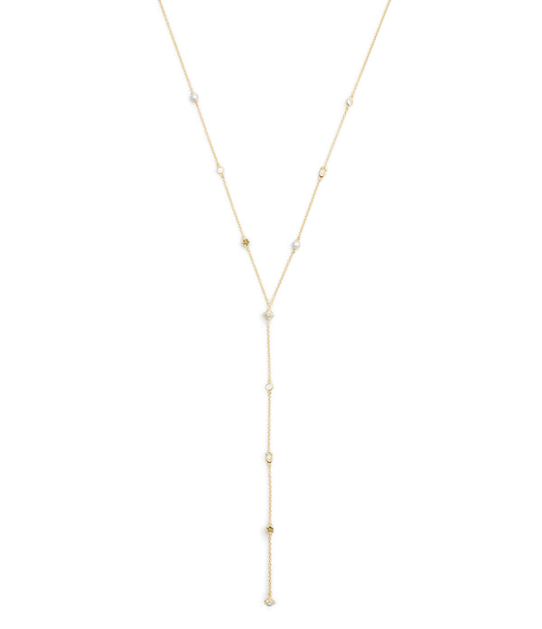Signature Heritage Pearl Charm Strand Y Necklace
