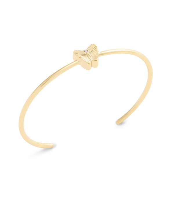 Butterfly Thin Cuff Bracelet