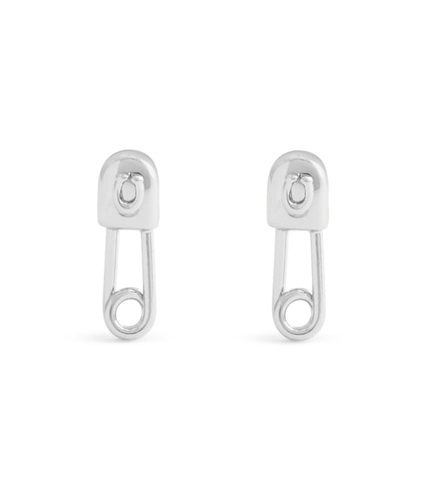 Signature Safety Pin Stud Earrings