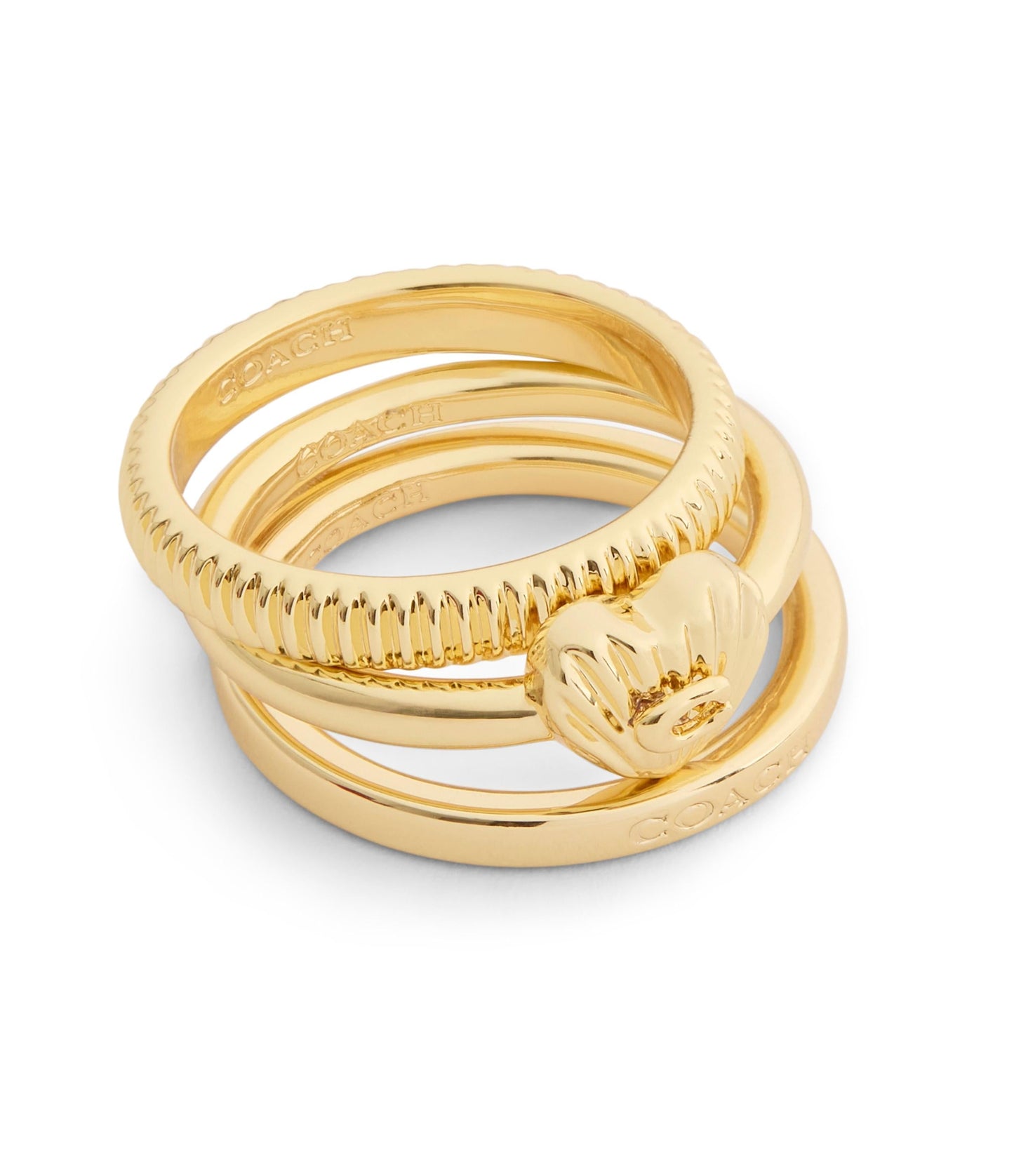 37527627GLD-Signature Heritage Trio Ring Set-Gold