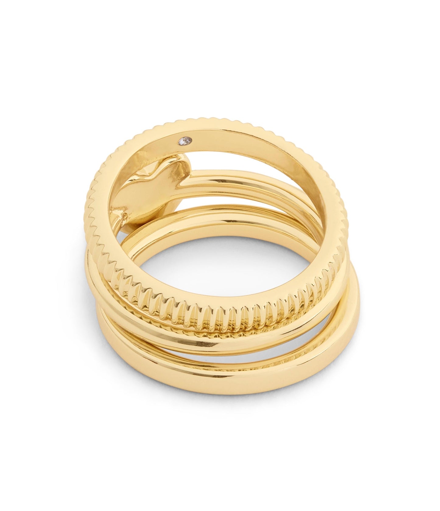 37527627GLD-Signature Heritage Trio Ring Set-Gold