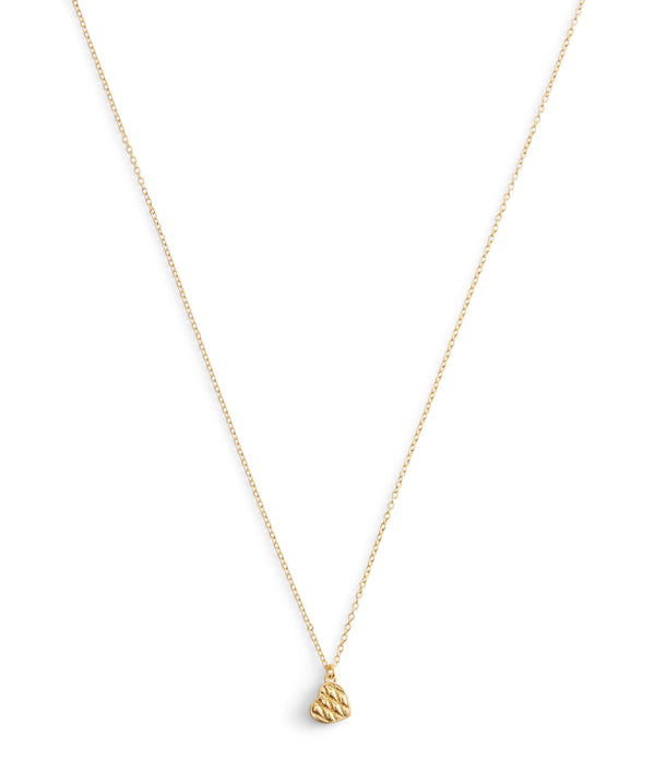 Signature Quilted Heart Pendant Necklace