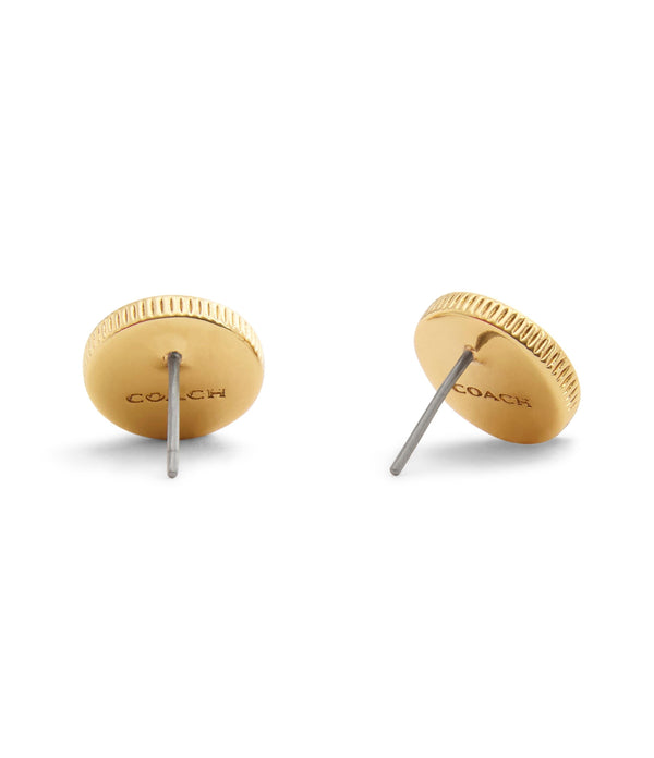 Signature C Coin Stud Boxed Earrings