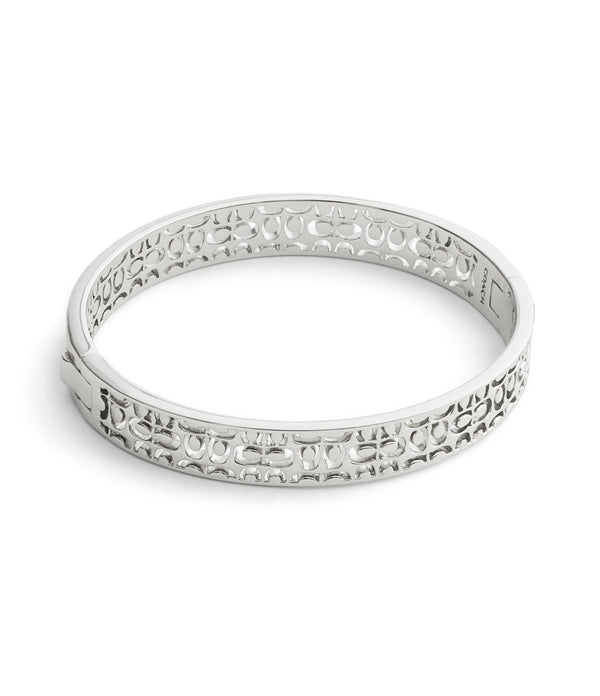 Signature Quilted Cut Out Bangle Bracelet