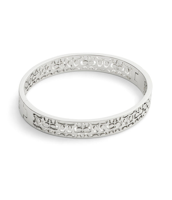 Signature Quilted Cut Out Bangle Bracelet