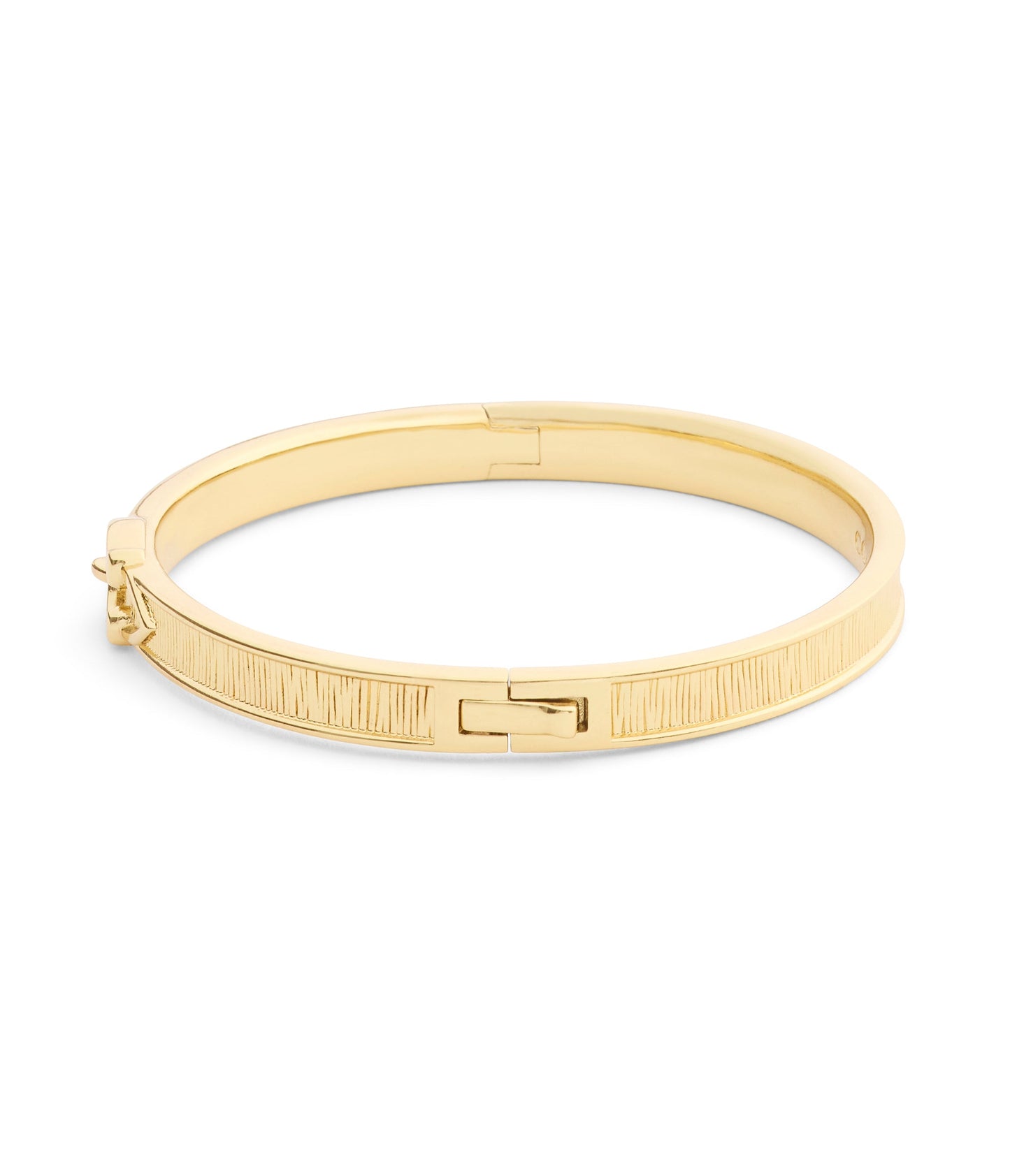37541321GLD-Signature C Buckle Bangle Bracelet-Gold