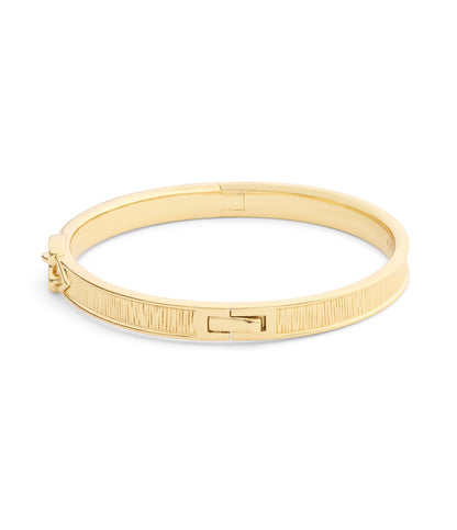 37541321GLD-Signature C Buckle Bangle Bracelet-Gold